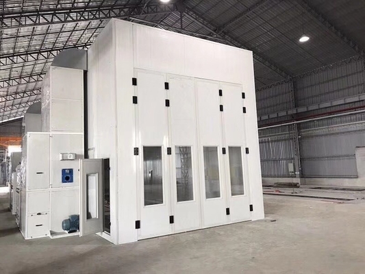 BZB15m Bus Spray Booth พร้อมหลุมสำหรับสกัด