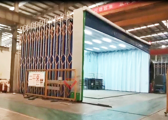 บูธพ่นสีเครื่องจักรก่อสร้างสำหรับโครงการโรงงาน Sumitomo
