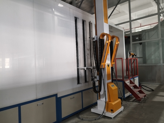 อัตโนมัติ Reciprocator เครื่องจักรกลหนัก Paint Booth สําหรับการเคลื่อนไหวเรียบง่ายของปืนสําหรับการเคลือบผง