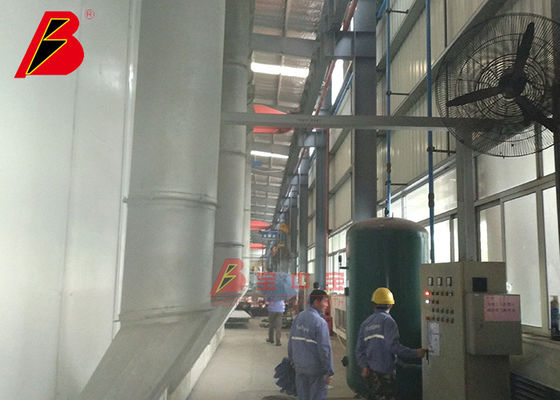 คุณภาพ การทำความสะอาดพื้นผิวอัตโนมัติ 69kw ห้องพ่นทราย โรงงาน