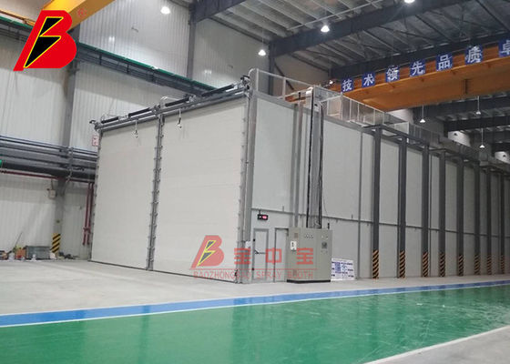 คุณภาพ ห้องอบ 49KW บูธสเปรย์อุตสาหกรรมสำหรับรถบรรทุก โรงงาน