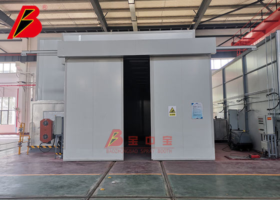 คุณภาพ Big Air Cooling 10um บูธพ่นสีรถยนต์อุตสาหกรรมขนาดใหญ่ โรงงาน