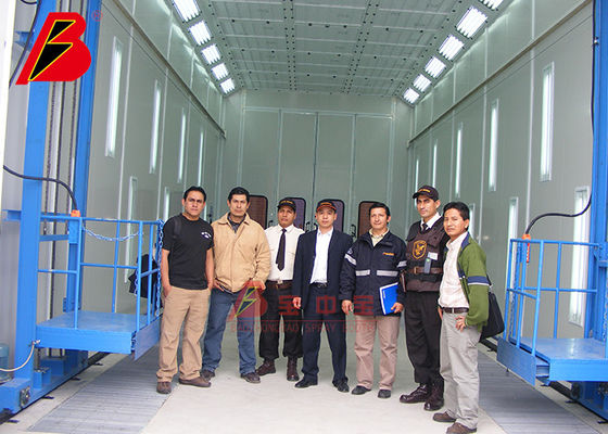 คุณภาพ ระบบความร้อนด้วยแก๊ส CE 65Kw Bus Spray Booth โรงงาน