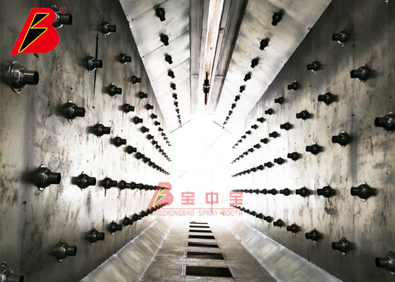 คุณภาพ Big Steel Hot Air Cooling 30 นาที BZB Industrial Paint Booth โรงงาน