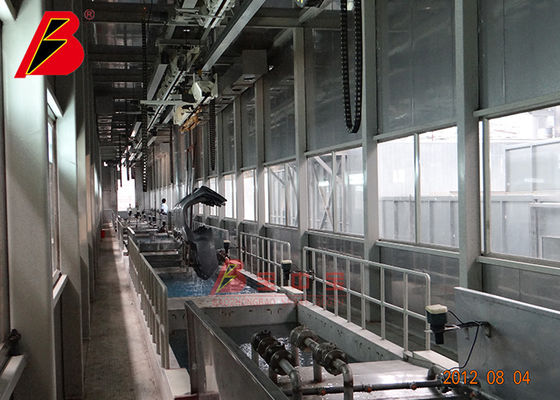คุณภาพ ดำเนินการต่อ Pre-treament Line สำหรับรถจักรยานยนต์อัตโนมัติ Paint Line Smart Chain drive Control โรงงาน