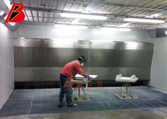 คุณภาพ เฟอร์นิเจอร์ม่านน้ำ Suface Spray Painting Booth โรงงาน
