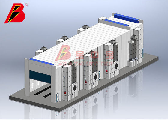 คุณภาพ รถบรรทุกไอเสียสองด้าน BZB Spray Booth โรงงาน