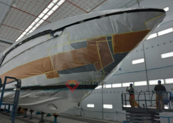 คุณภาพ Yacht Paint Booths บูธพ่นสีสำหรับเรือที่กำหนดเองลงเรือ Spray Booth โรงงาน