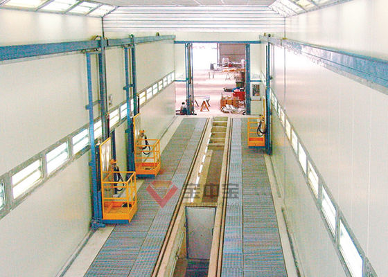 คุณภาพ Man Lift Working Platform สำหรับ Train Spray Booth Subway Paint Solutions โรงงาน