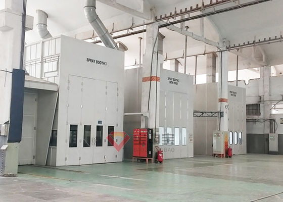 คุณภาพ Bus Spray Booth สำหรับ Yutong Bus Paint Room อุปกรณ์วาดภาพความร้อนดีเซล โรงงาน