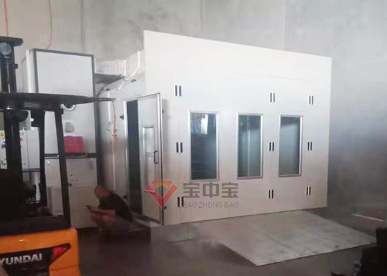 คุณภาพ ห้องพ่นสีรถยนต์ AU / NZS Standard Spray Booth พร้อมกล่องไฟด้านนอก โรงงาน