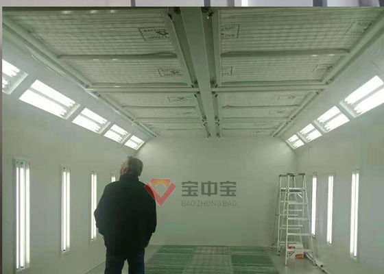 คุณภาพ Auto Refinish Booth Australia Standard Spray Booth ห้องพ่นสีออกแบบเอง โรงงาน