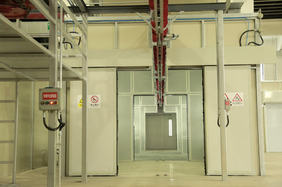 Millitary Paint Booth Industry Components สายการผลิต Conyner System